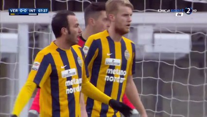 0-1 Jeison Murillo - Hellas Verona v. Inter 07.02.2016 HD