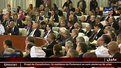 Parlement: Levée de la séance extraordinaire consacrée à l'adoption de la nouvelle Constitution