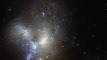 Hubble Telescope Spots A Galactic Merger