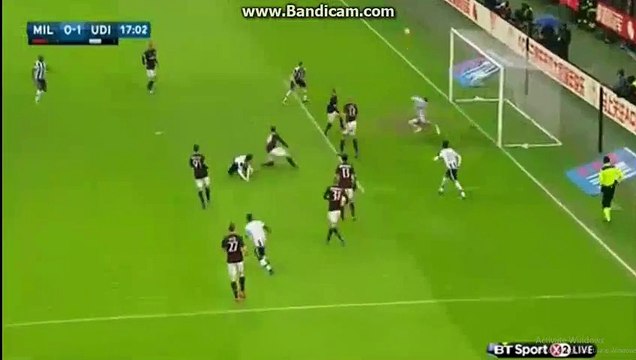 Pablo Armero AWESOME Goal Milan 0-1 Udinese Serie A