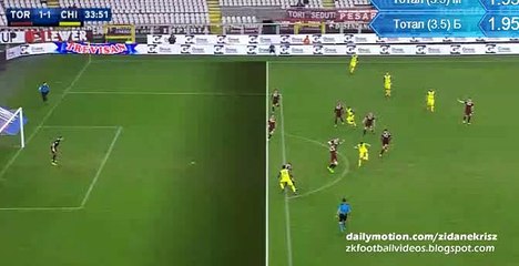 1-1 Bruno Peres Epic Funny Own Goal - Torino v. Chievo 07.02.2016 HD