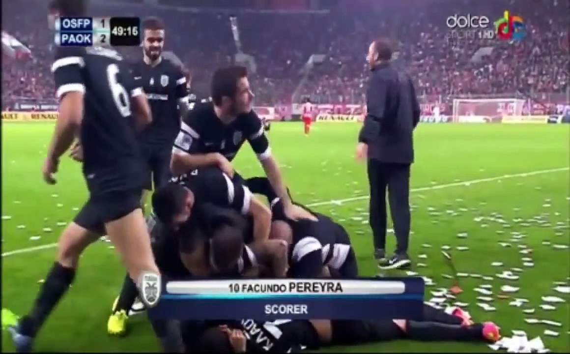 ΤΟ ΓΚΟΛ ΤΟΥ ΠΕΡΕΙΡΑ ΣΤΟ ΟΛΥΜΠΙΑΚΟΣ - ΠΑΟΚ 1-2 - goal pereira olympiakos paok 1 2 (1)