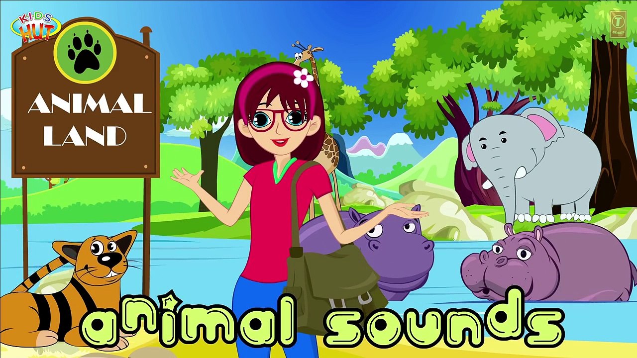 Animal Sound for Children   Bear Sound, Lion Sound and Wolf Sound   Kids Hut