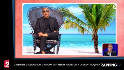 Découvrez l'insolite déclaration d'amour de Thierry Ardisson à Laurent Ruquier (Vidéo)