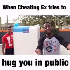 This is how you deal with ex-girlfriend ... lolz