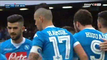 Gonzalo Higuain Goal HD - Napoli 1-0 Carpi - 07-02-2016