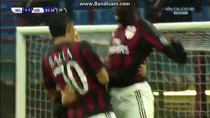 1-1 M'Baye Niang  Milan 1-1 Udinese Serie A