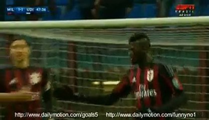 M'Baye Niang Fantastic Goal AC Milan 1 - 1 Udinese Serie A 7-2-2016
