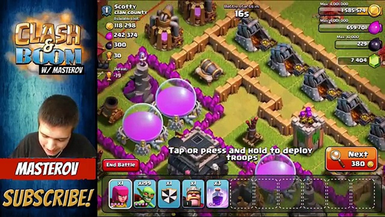 RAGE 200+ GOBLINS _ Clash Of Clans _ MAX Town Hall 7 - Part 8