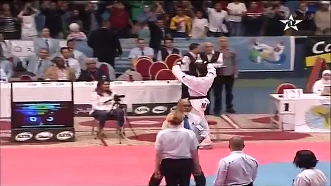 عمر الحجامي يهدي المغرب ميدالية ذهبية و أول عبور للتكواندو الوطني الى أولمبياد ريو دي جانيرو
