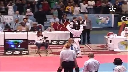 عمر الحجامي يهدي المغرب ميدالية ذهبية و أول عبور للتكواندو الوطني الى أولمبياد ريو دي جانيرو