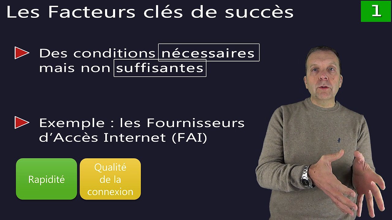 Cours 2 Module 1 - Les facteurs clés de succès