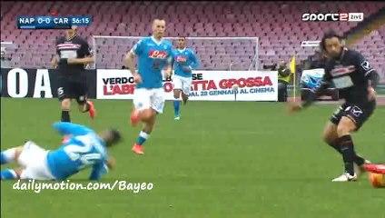 Raffaele Bianco Red Card HD - Napoli v. Carpi - 07-02-2016