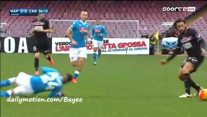 Raffaele Bianco Red Card HD - Napoli v. Carpi - 07-02-2016