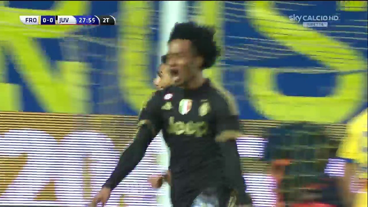 Juan Cuadrado Goal HD - Frosinone 0-1 Juventus - 07-02-2016