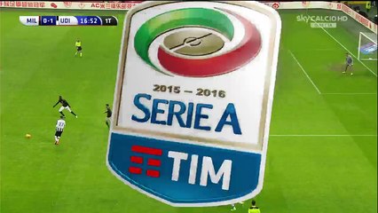All Goals HD - AC Milan 1-1 Udinese - 07-02-2016