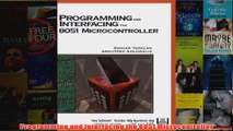 Download PDF  Programming and Interfacing the 8051 Microcontroller FULL FREE