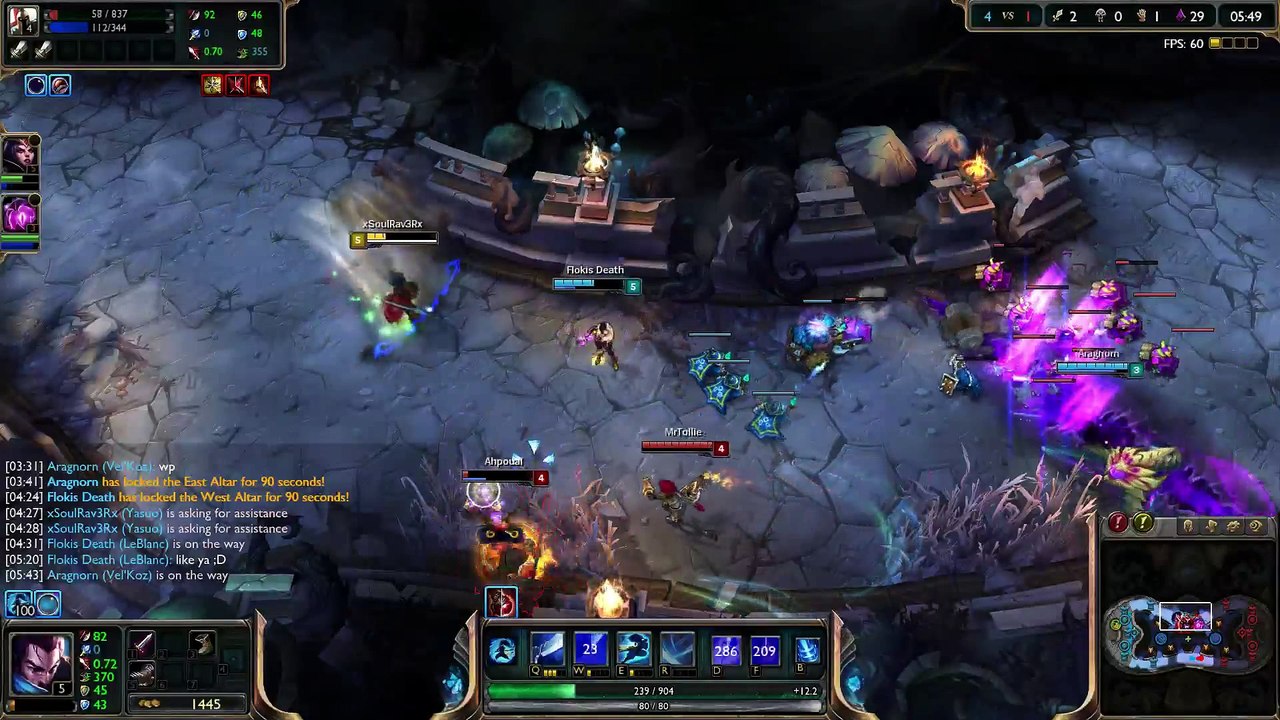 - League of Legends _ Deutsch - Yasuo 3 vs 3 Full Gameplay #9 (1080p 60fps)