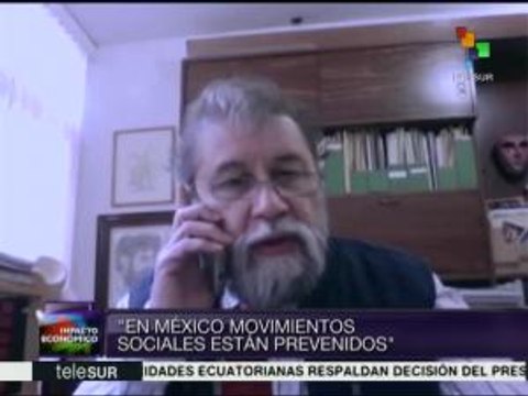 Vidal: En México, movimientos sociales se movilizan contra TPP