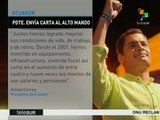 Ecuador: Pdte. Correa envía carta a los jóvenes militares