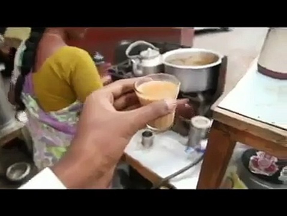 poster made with tea