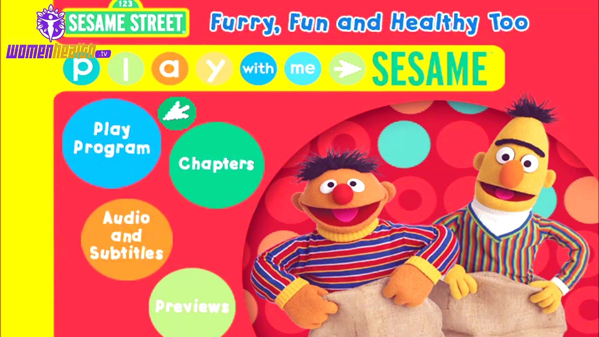 Sesame Street Play With Me Sesame Furry Fun And Healthy Too Dvd Menu Walkthrough Dailymotion Video