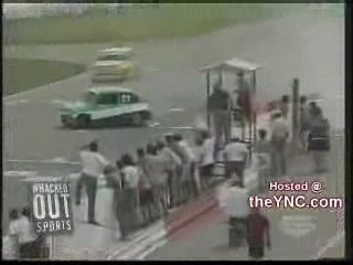 Driver Starts A Win Celebration