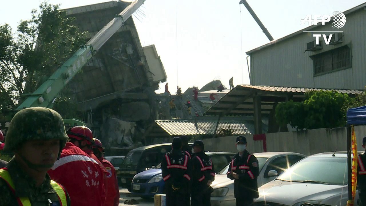 Dutzende Vermisste nach Erdbeben in Taiwan