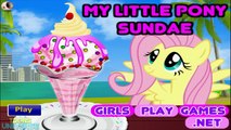 My Little Pony Friendship is Magic Fluttershy Sundae Decoration Game for Children
