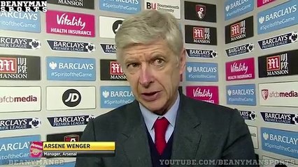 Bournemouth 0-2 Arsenal - Arsene Wenger Post Match Interview - 'Three Very Important Points'