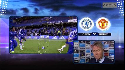 Guus Hiddink before Chelsea vs Man Utd Match