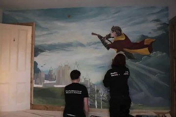 Amazing Harry Potter wall mural