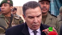 انتهاء أشغال إقامة الساتر الترابي على الحدود التونسية الليبية