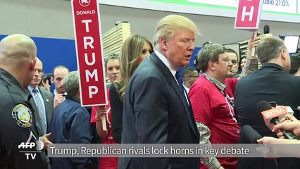 Republican candidates review their performance after debate