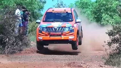 The Super XUV500 wins the Indian Rally Championship 2014!