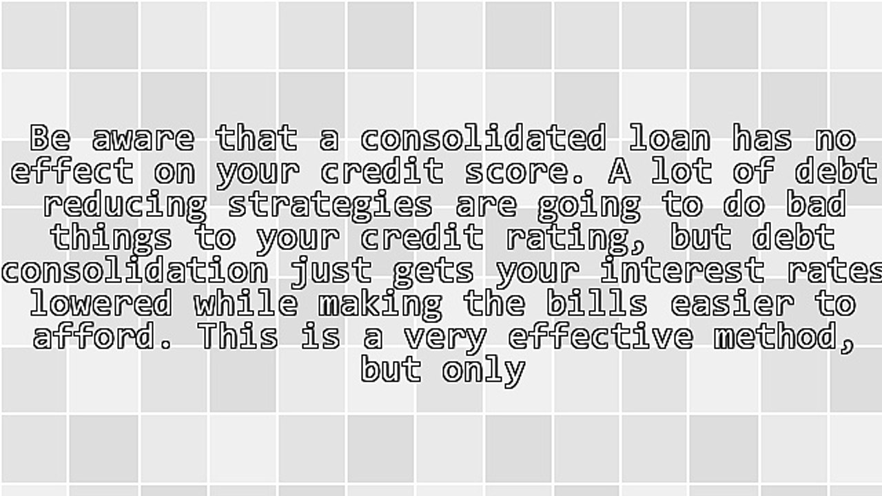 Debt Consolidation: We Provide You With The Real Truth