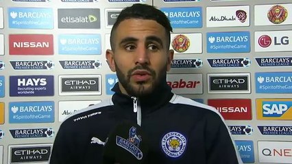 Mahrez: "Le titre, c'est sûrement la première et la dernière fois qu'on le jouera"
