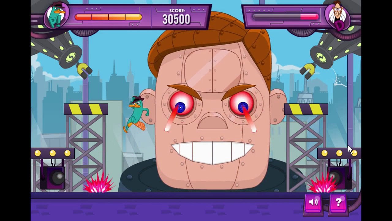 Phineas and Ferb Return of the Platypus Cartoon Animation Disney Movie Game Play Walkthrough