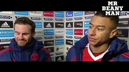 Chelsea 1-1 Manchester United - Juan Mata & Jesse Lingard Post Match Interview -