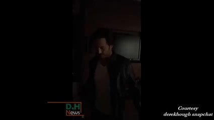 Derek Hough with friends in San Francisco - February 6, 2016 (Part 6 - Snapchat videos)