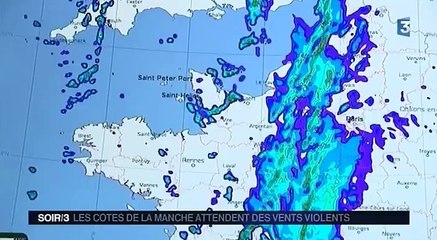 Sur les côtes de la Manche, on se prépare aux vents violents
