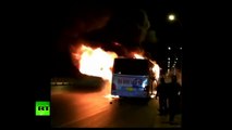 Dozens killed & injured in bus fire in China, suspected arsonist arrested