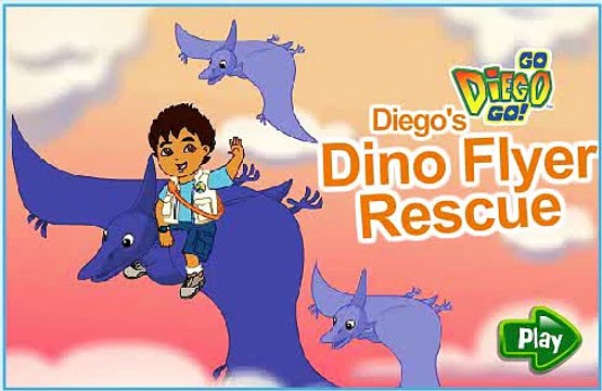 Go Diego Go - Diegos Dino Flyer Rescue Game - Dora the Explorer - Games for Kids