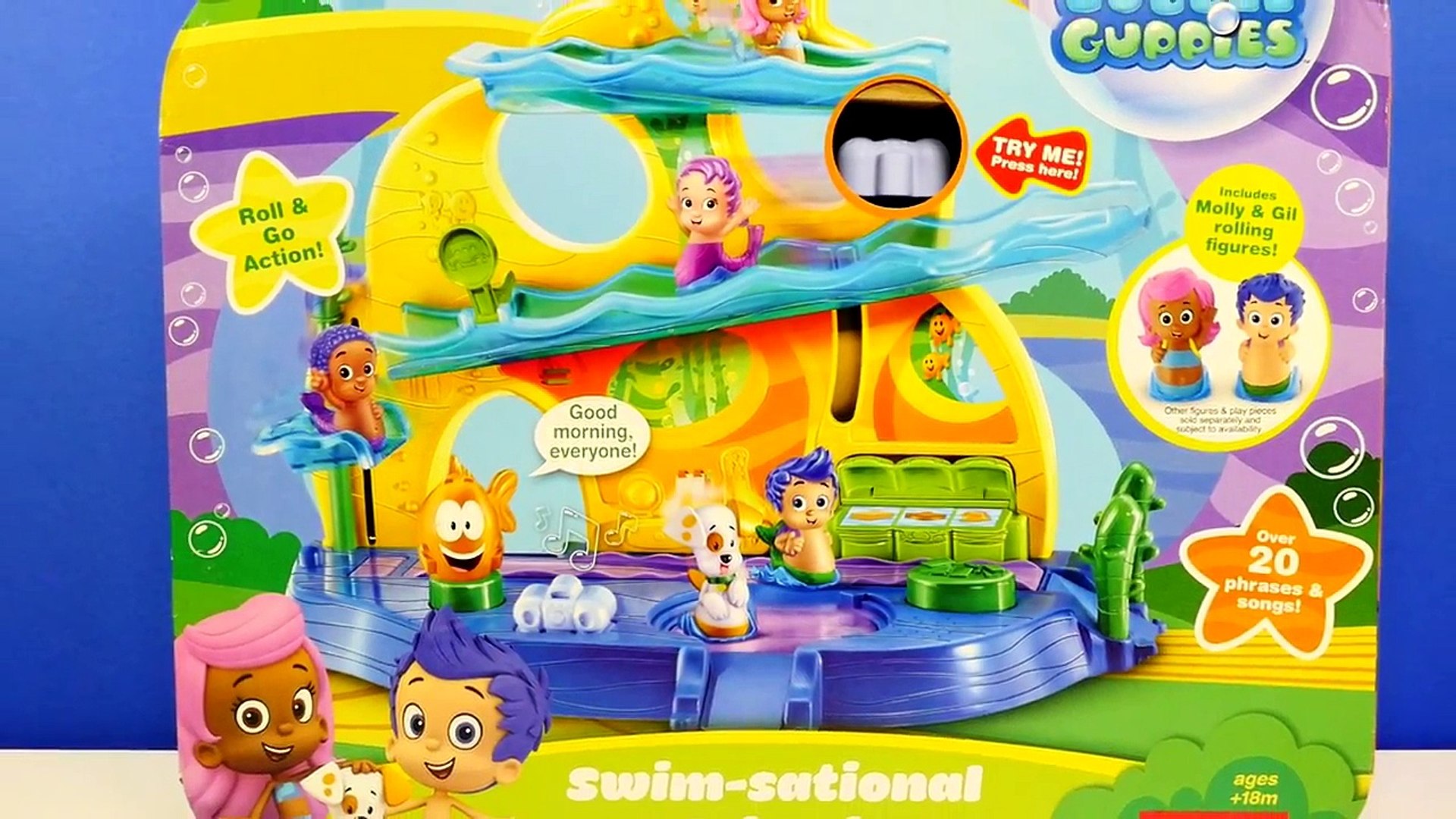 bubble guppies swim sational school bus