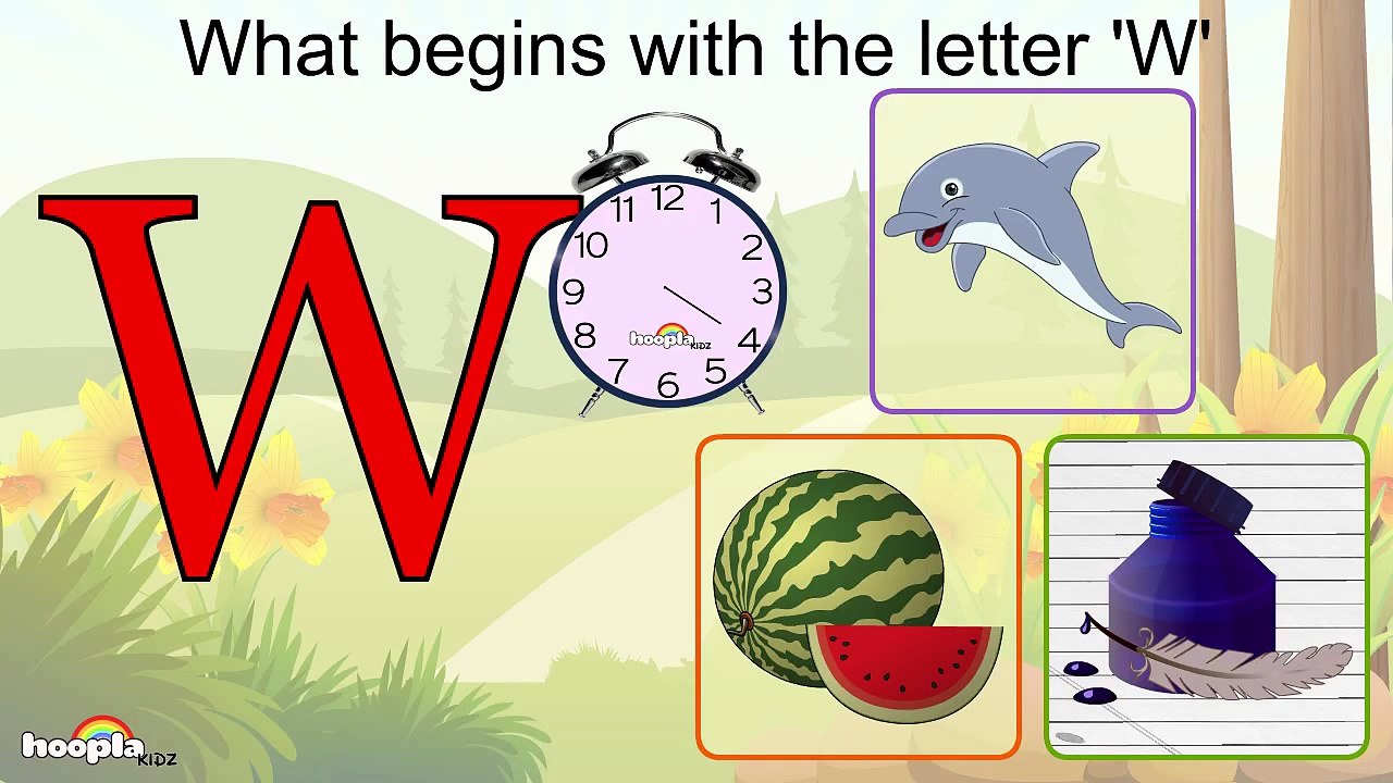 Learn About The Letter W - Preschool Activity