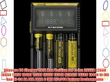 Nitecore D4 Charger 2014 New Version For Li-ion 26650 22650 18650 17670 18490 17500 18350 16340