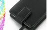 Nokia Lumia 520 Leather Case - Flip Top Type (Black) by PDair