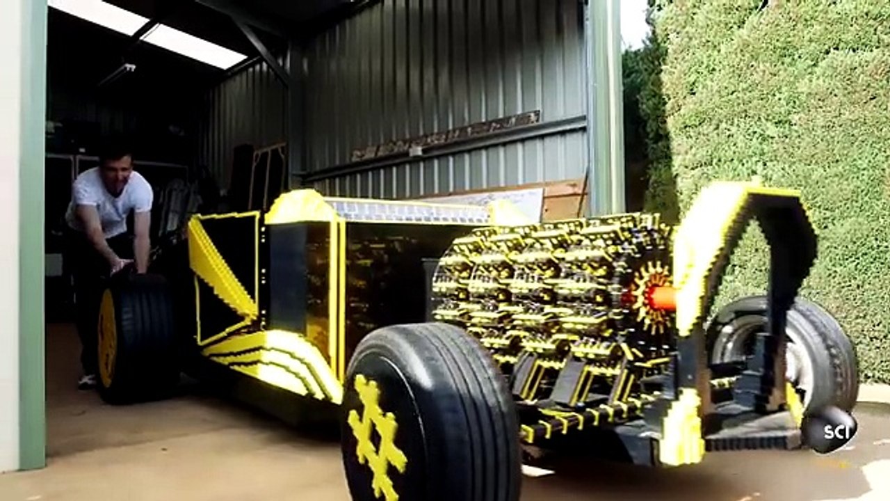 Car Made Entirely Out of Legos