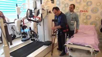 Samsun 'Robogait' Cihazı ile Yeniden Yürümeyi Öğrendi