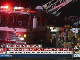 Firefighters control Phoenix apartment fire